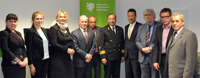 Gruppenfoto mit Wuppertalern und ihren Gästen aus Kaliningrad
