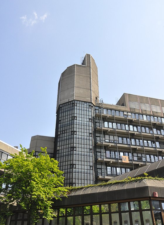 Ein Blick auf den Campus Grifflenberg der Bergischen Universität Wuppertal