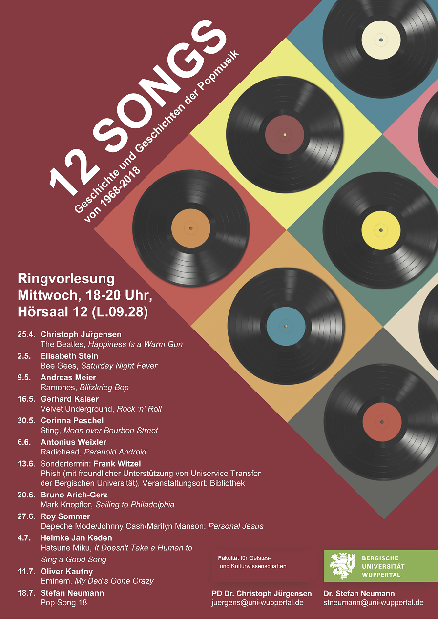 Ringvorlesung 50 Jahre Popmusik